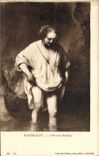 CPA Rembrandt A Woman Bathing The National Gallery London
