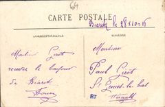 CPA Biarritz Pittoresque Le Port Vieux Villa Belza et la Cote des Basques 