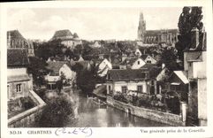 Opinión de opinión de Chartres de la POSTAL de la VENDIMIA tomada de Courtille