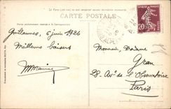 VINTAGE POSTCARD Rabbets Falls of Rabbets and Daluis Road of the Alps