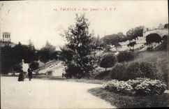 VINTAGE POSTCARD Valence Jouvet Park