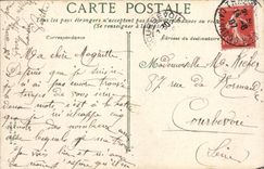 POSTAL Trouville de la VENDIMIA la hora del baño