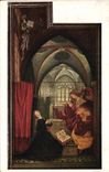 VINTAGE POSTCARD Matthias Grunewald Inseheimer Altar Die Verkundigung