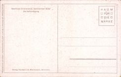 VINTAGE POSTCARD Matthias Grunewald Inseheimer Altar Die Verkundigung