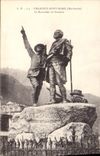 VINTAGE POSTCARD Chamonix Mont Blanc the Monument of Saussure