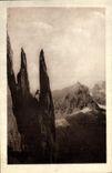 VINTAGE POSTCARD Chamonix Mont Blanc twins of Praz Plan
