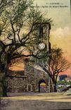 VINTAGE POSTCARD Cannes Bell-tower of the church of the Mount Knight