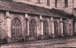 CPA Bourgueil L'abbaye le cloitre Details 