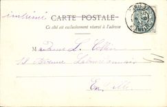 VINTAGE POSTCARD Paris Bois de Boulogne the Footbridge