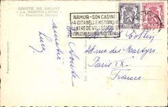 VINTAGE POSTCARD Marvellous the oblique Stalactite Dining