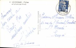 MODERN CARD Locronan the Church and the Drill of Nevez