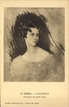 VINTAGE POSTCARD Lawrence Portrait Of Young girl Museum Cognacq Jay Town of Paris