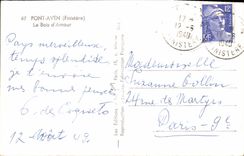 MODERN CARD Bridge Swallow-hole the Wood of Love