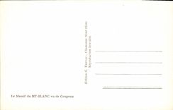 MODERN CARD Solid mass of the White MT Seen of Coupeau