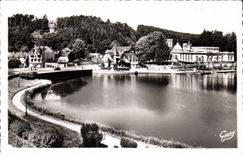 CPA Bagnoles de L'Orne Casino du Lac et Route de Tesse
