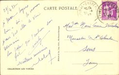 VINTAGE POSTCARD Epinal Church St Maurice the Cloister
