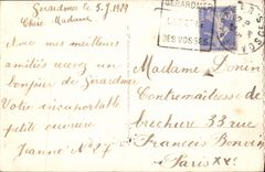 VINTAGE POSTCARD Gerardmer the Jump of the Tanks Cascades