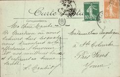 VINTAGE POSTCARD Gerardmer the Collar of Sapois