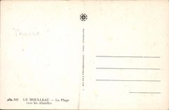 VINTAGE POSTCARD Moulleau the Beach Towards Abatilles