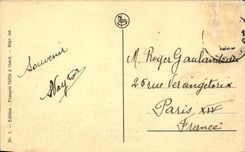 VINTAGE POSTCARD Ghent Castle of the Counts de Flandre