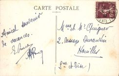 VINTAGE POSTCARD La Rochelle View the Bridge the Roads Boats