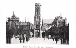 VINTAGE POSTCARD Paris Church Saint Germain I' Auxerrois