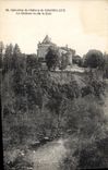 CPA Chateau De Chastellux Le chateau vu de la Cure 