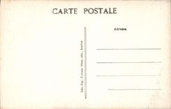 POSTAL Castle De Chastellux de la VENDIMIA el castillo visto de la curación