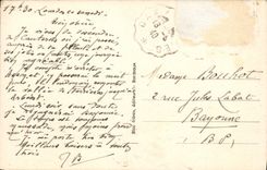 VINTAGE POSTCARD Cauterets Railliere Cost Them De Maubourat