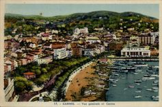 CPA Cannes Vue Generale Et Casino