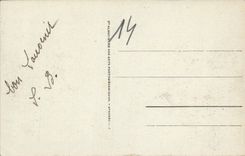 La POSTAL Deauville de la VENDIMIA floreció jardines de la playa el hotel real