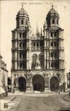VINTAGE POSTCARD Dijon Church St Michel