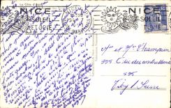 MODERN CARD Nice the Dimension Of Azure Walk of the English