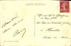 VINTAGE POSTCARD Monnetier Vaults