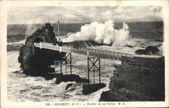CPA Biarritz Rocher De La Vierge