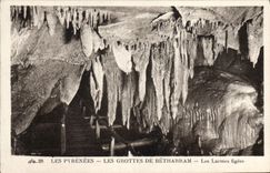 VINTAGE POSTCARD the Pyrenees the Caves De Betharram Fixed Tears