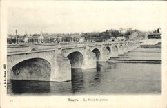 VINTAGE POSTCARD Tours the Bridge Of Pierre