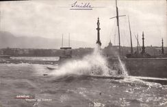 VINTAGE POSTCARD Geneva Vaguenesses Of Leman
