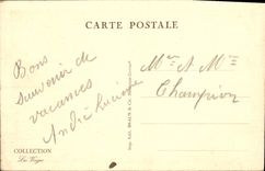 VINTAGE POSTCARD the Picturesque Vosges Cut