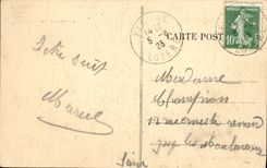 VINTAGE POSTCARD Entered Of the Circus Of Beaumes