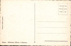 POSTAL Roma Anfiteatro Flavio Colosseo de la VENDIMIA