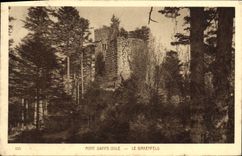 VINTAGE POSTCARD Mount Sainte Odile Birkenfels