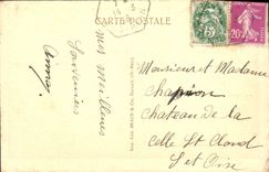 VINTAGE POSTCARD Mount Sainte Odile Birkenfels