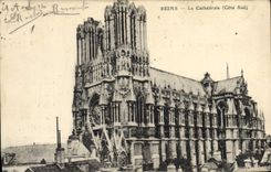 CPA Reims La Cathedrale