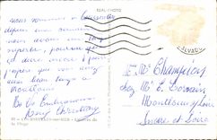 MODERN CARD Courseulles On Sea the Entry Of the Beach