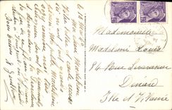 POSTAL Epernon de la VENDIMIA la iglesia