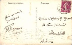 VINTAGE POSTCARD Seas Les Bains the Esplanade