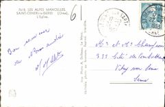 CPM Les Alpes Mancelles Saint Ceneri Le Gerei L'eglise