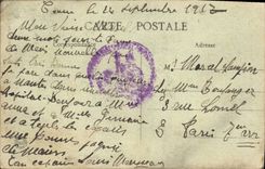 VINTAGE POSTCARD Luc On Sea Cliffs