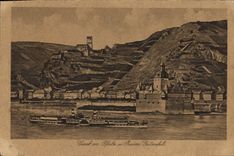 VINTAGE POSTCARD Rheinefls